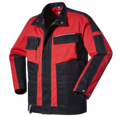 Bundjacke rot schwarz Pionier CONCEPT Arbeitsjacke