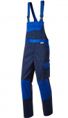 Arbeits-Latzhose New Pionier COLOR WAVE marine/blau