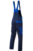 Arbeits-Latzhose New Pionier COLOR WAVE marine/blau